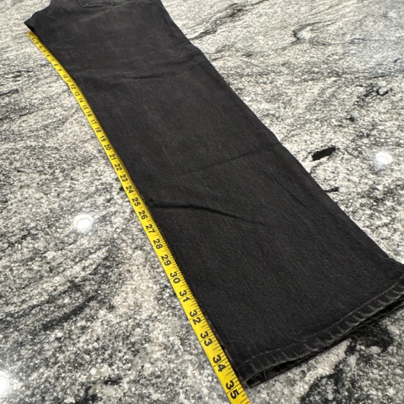 Proper Cloth Jeans Mens 36x35 Black Denim‎ Jeans Great Shape #998 - Picture 12 of 14